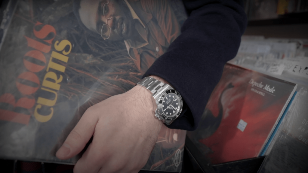 @hodinkee wearing the Rolex Submariner in one of his Youtube videos.